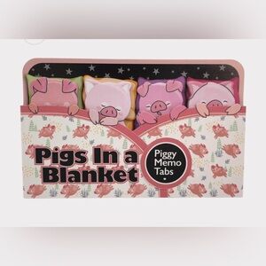 Pigs In a Blanket Piggy Memo Tabs